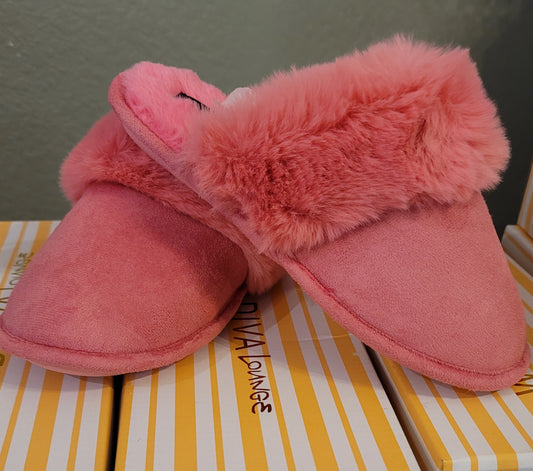 DIVA PINK HOUSE SLIPPERS