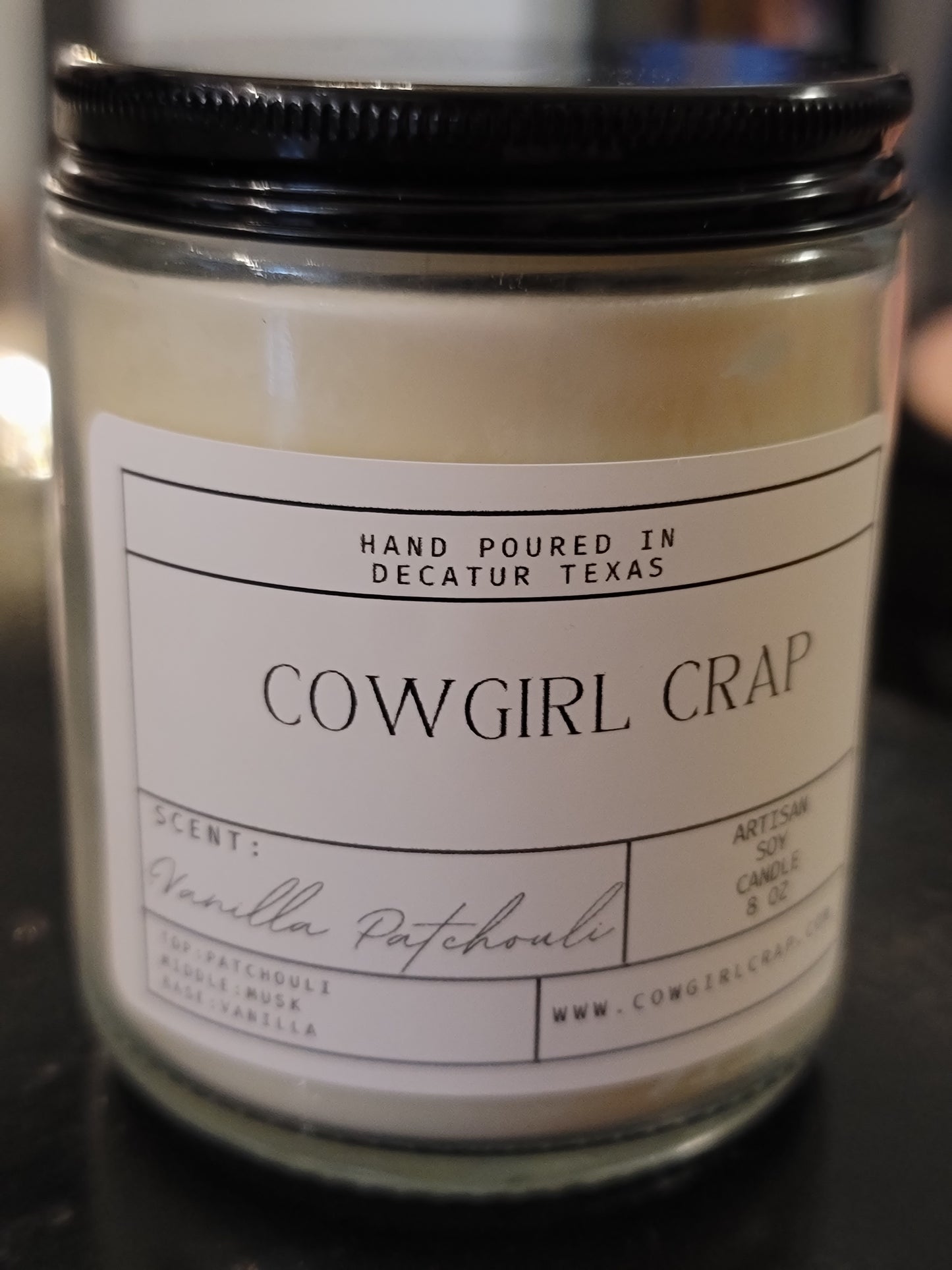 COWGIRL CRAP CANDLES - 7 HEAVENLY SCENTS