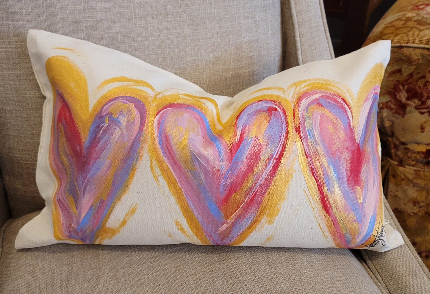 HEART PILLOW BY AMY KING