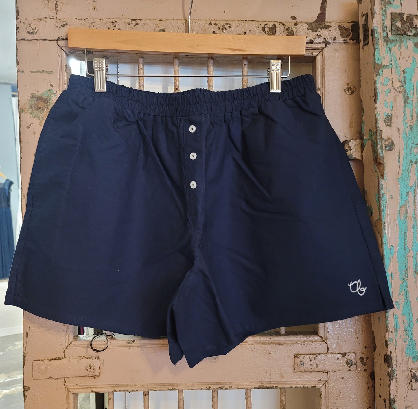 NAVY BOXERS