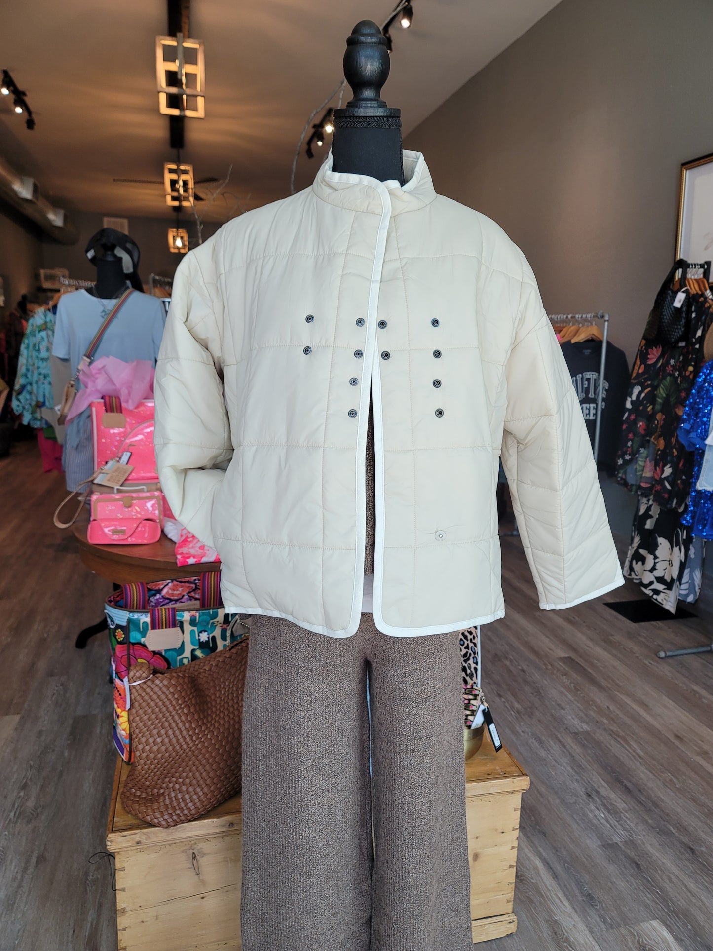 NYLON QUILTED JACKET