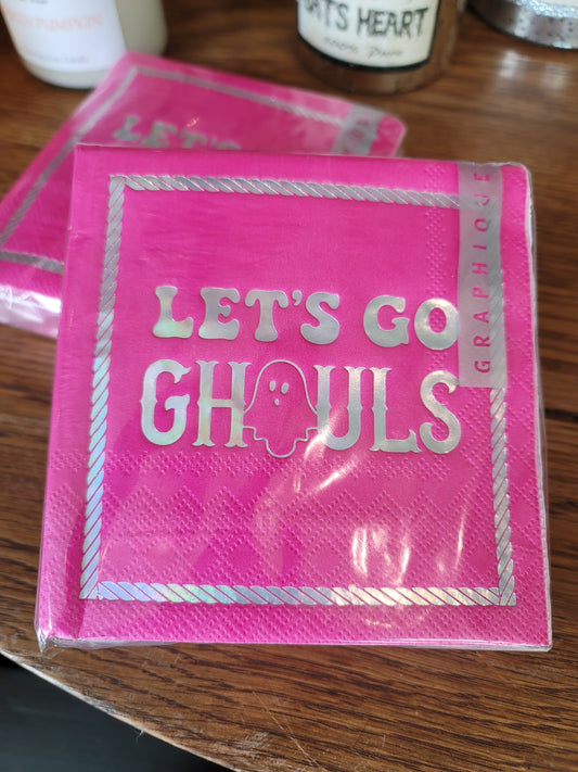 LET'S GO GHOULS COCKTAIL NAPKINS