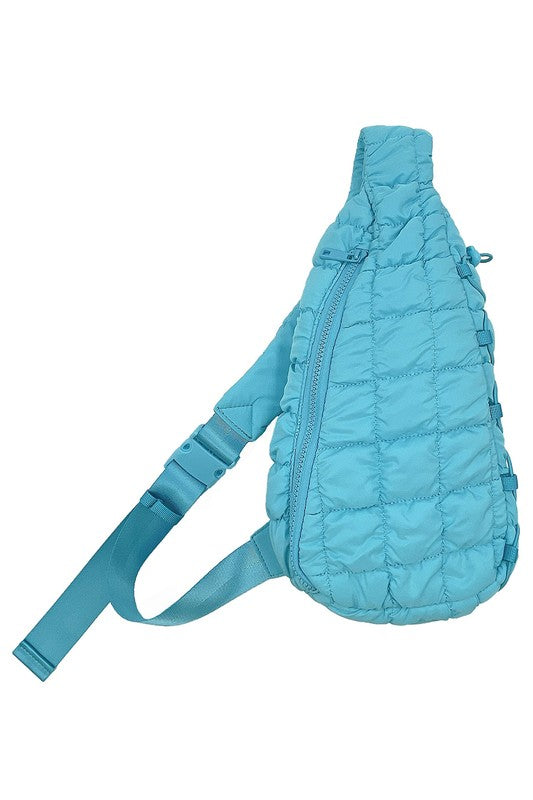 CUTE TAKE ANYWHERE QUILTED SLING BAG