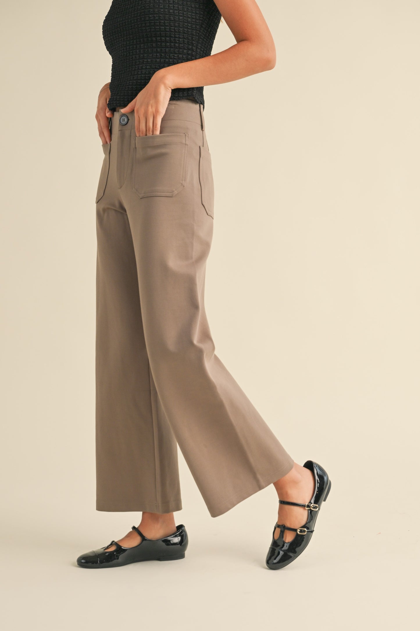 MOCHA PONTE PANTS