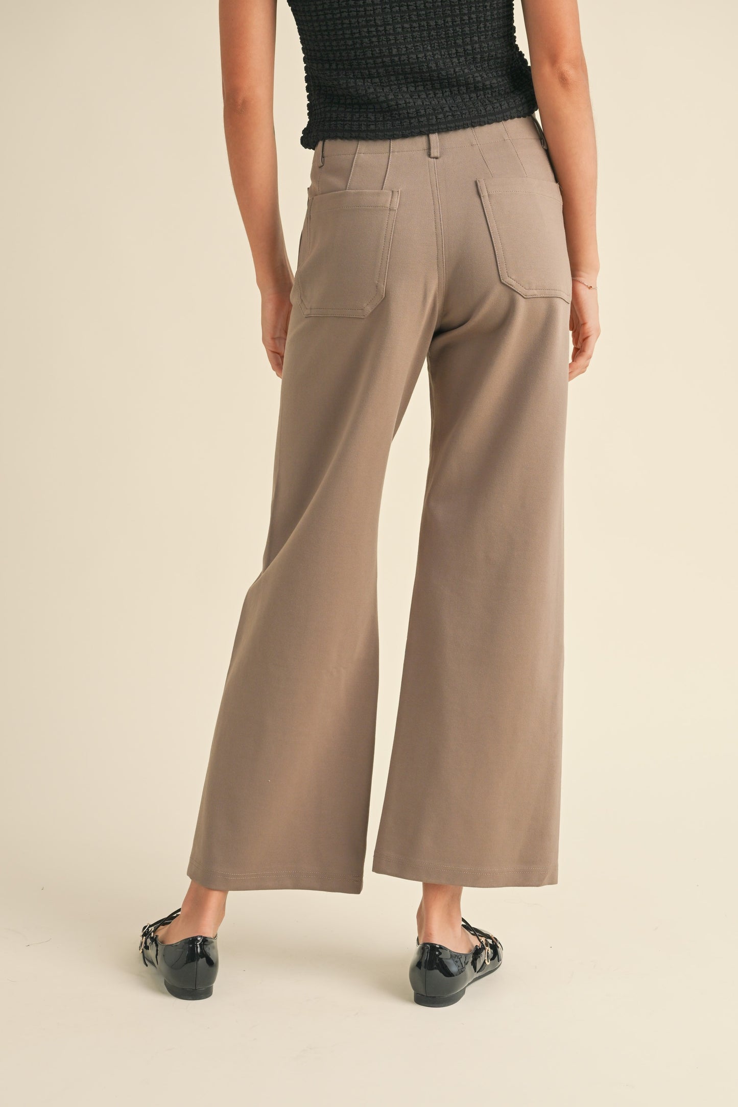 MOCHA PONTE PANTS