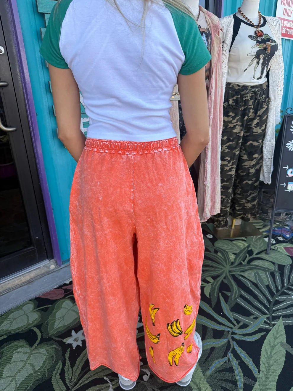 ORANGE BANANA PANTS BY I LOVE LINEN