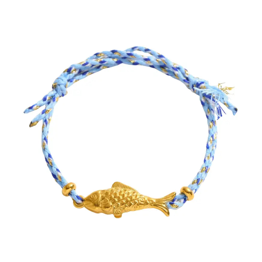 GOLD FISH ADJUSTABLE BRACELET - MULTIPLE COLORS