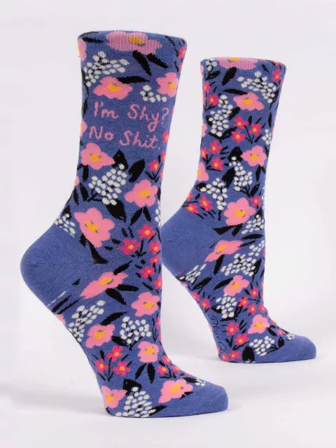 WOMEN'S CREW SOCKS BY BLUE Q - MULTIPLE STYLES