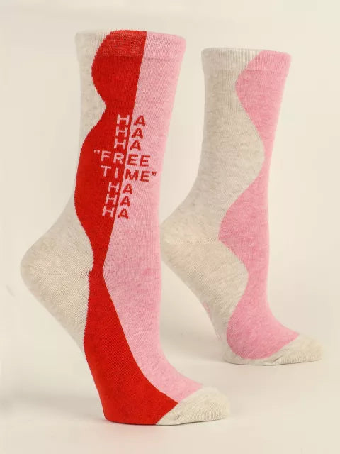 WOMEN'S CREW SOCKS BY BLUE Q - MULTIPLE STYLES