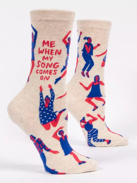 WOMEN'S CREW SOCKS BY BLUE Q - MULTIPLE STYLES