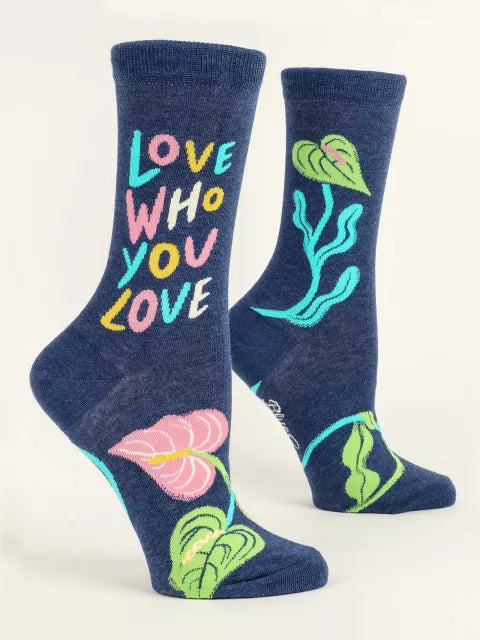 WOMEN'S CREW SOCKS BY BLUE Q - MULTIPLE STYLES