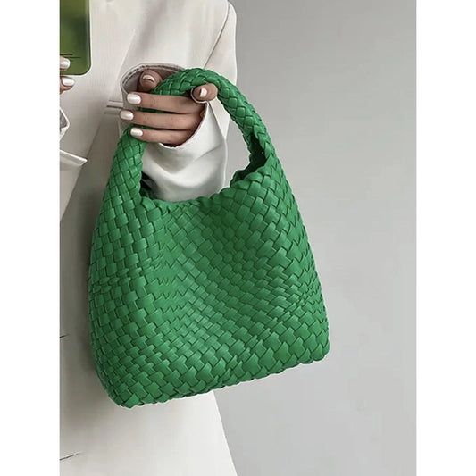 SMALL WOVEN TOTES - 2 COLORS