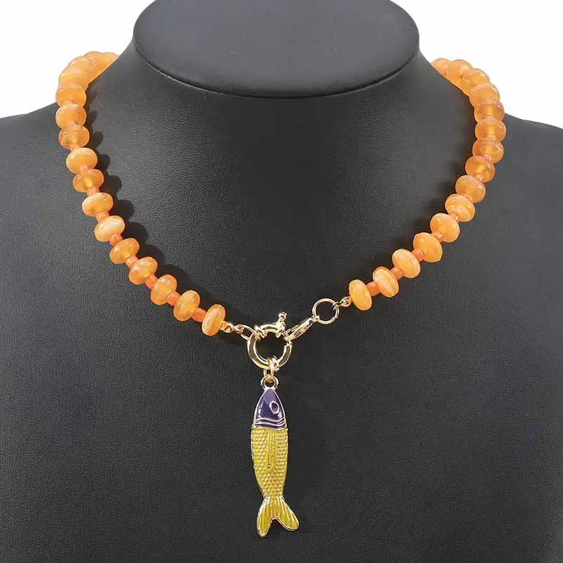 FISH PENDANT NECKLACE