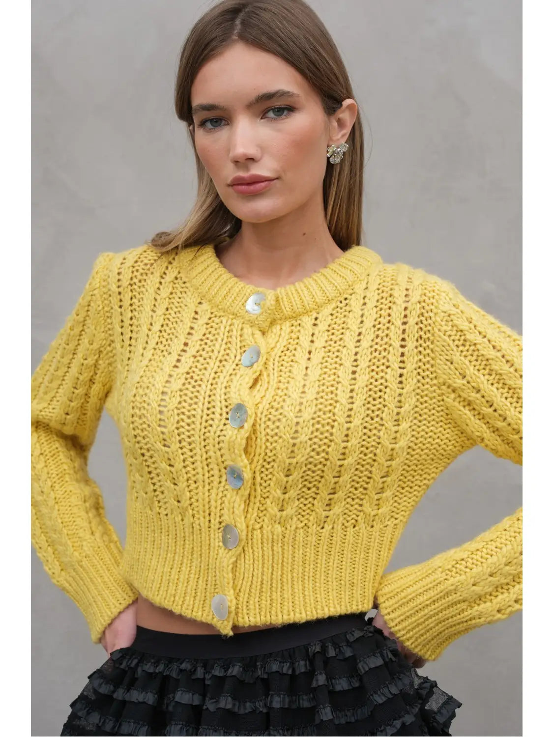 CHUNKY KNIT CARDIGAN