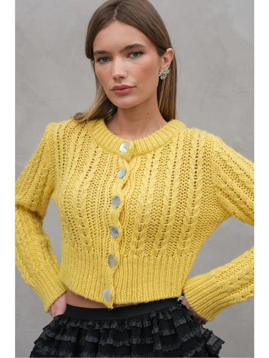 CHUNKY KNIT CARDIGAN