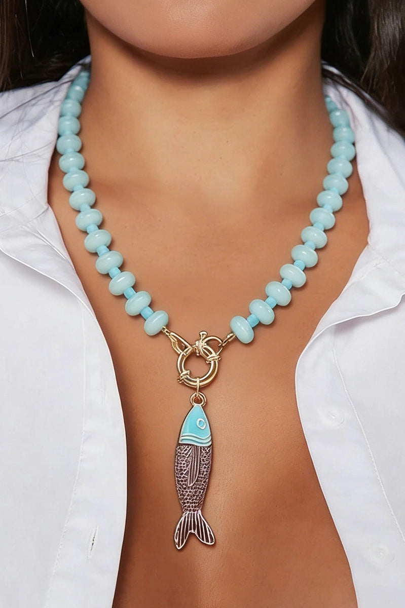 FISH PENDANT NECKLACE