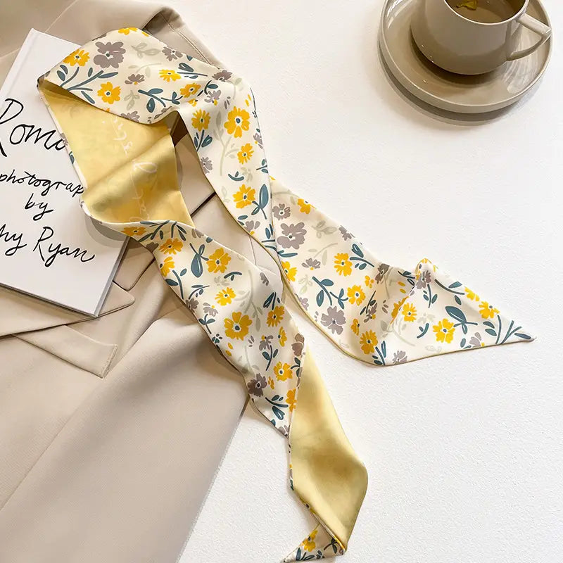 SLIM SATIN SCARF
