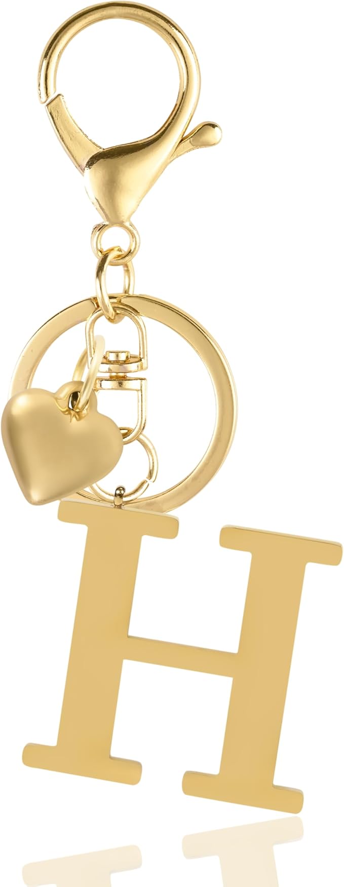 STAINLESS STEEL GOLD TONE BAG CHARM