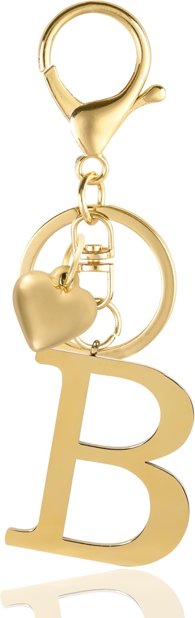 STAINLESS STEEL GOLD TONE BAG CHARM