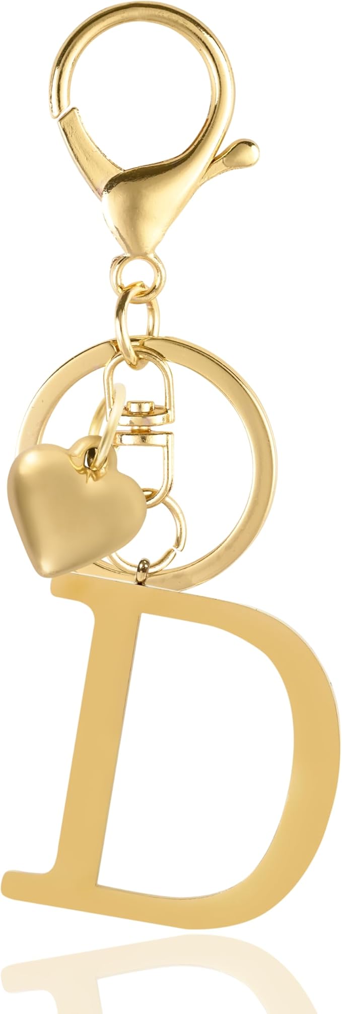 STAINLESS STEEL GOLD TONE BAG CHARM