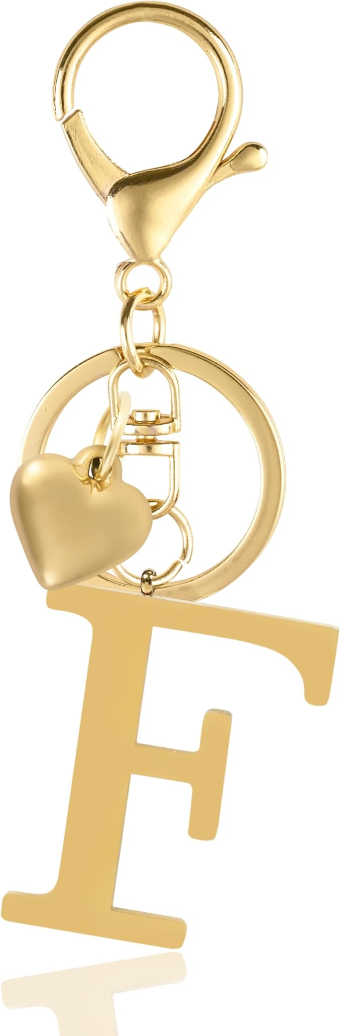 STAINLESS STEEL GOLD TONE BAG CHARM