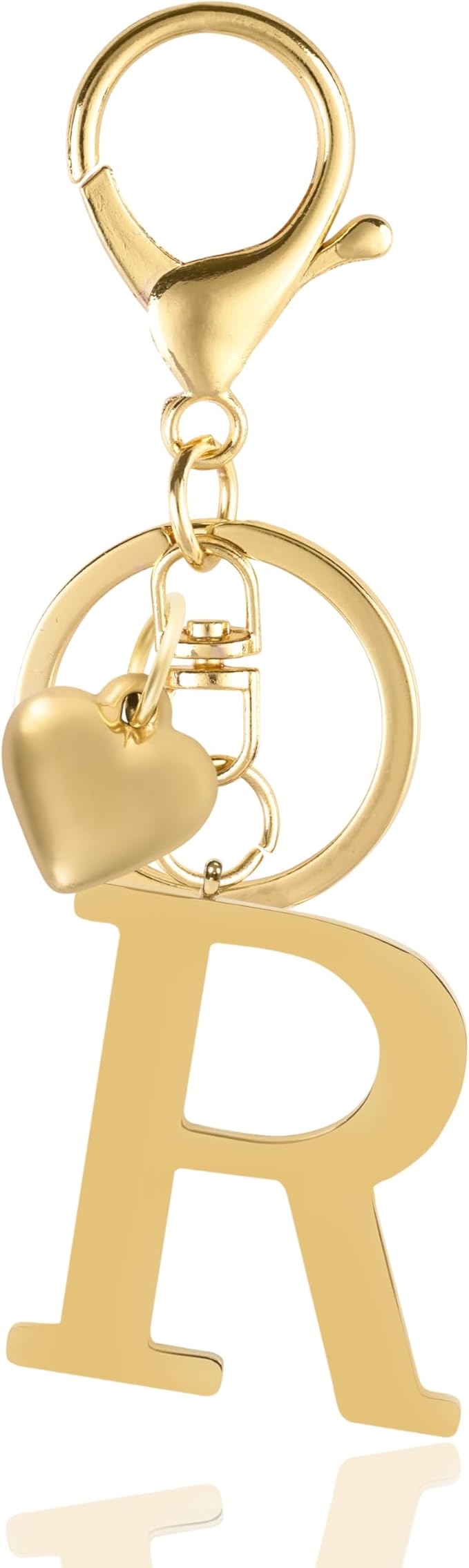 STAINLESS STEEL GOLD TONE BAG CHARM