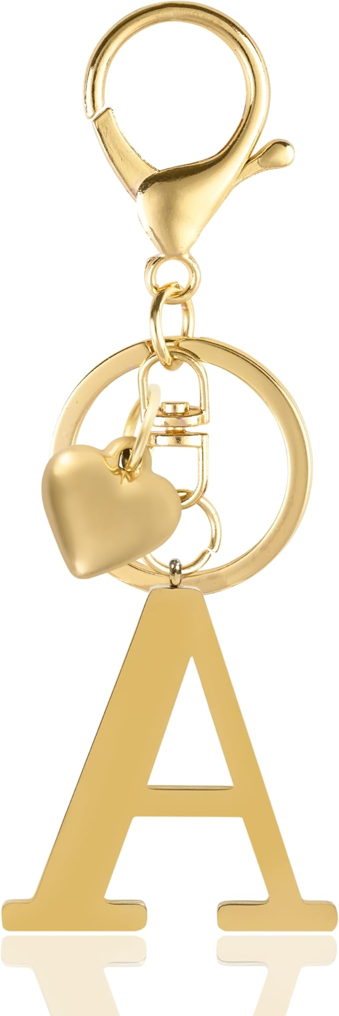 STAINLESS STEEL GOLD TONE BAG CHARM