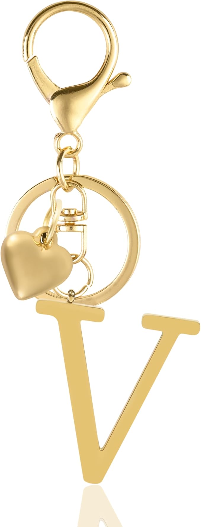 STAINLESS STEEL GOLD TONE BAG CHARM