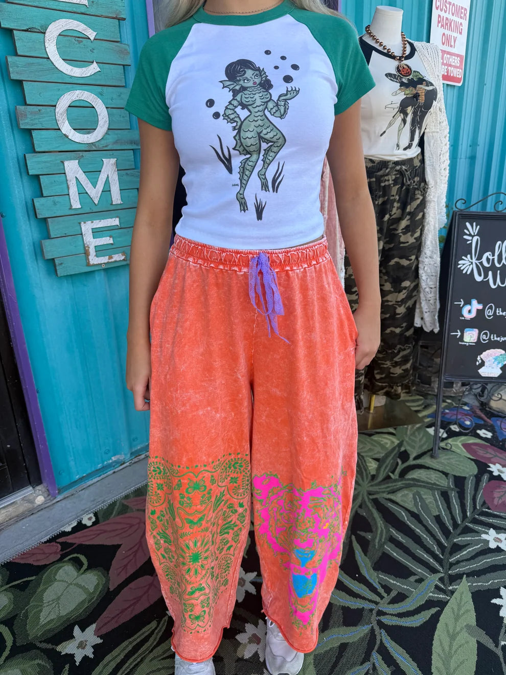 ORANGE BANANA PANTS BY I LOVE LINEN