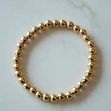 HARLOW GOLD BEADED BRACELET - 4 SIZES