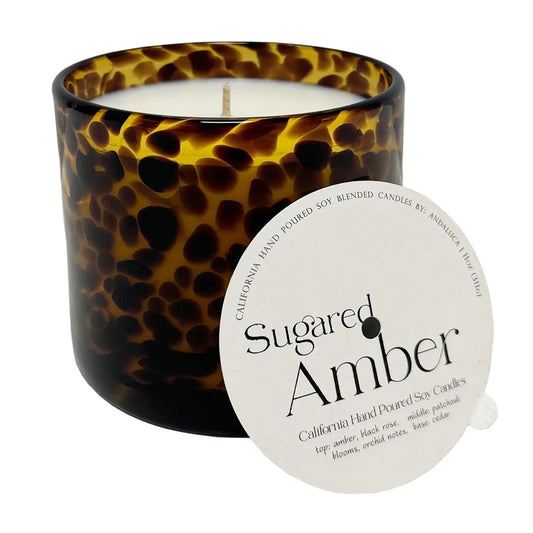 SUGARED AMBER TORTOISE SOY BLEND CANDLE