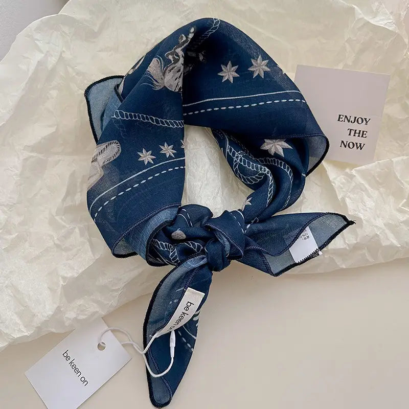 COTTON BLEND SCARVES