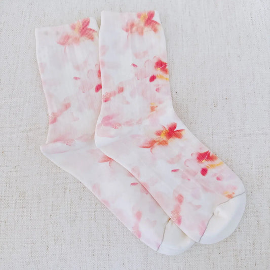 ROMANTIC WATERCOLOR COLOR SOCKS