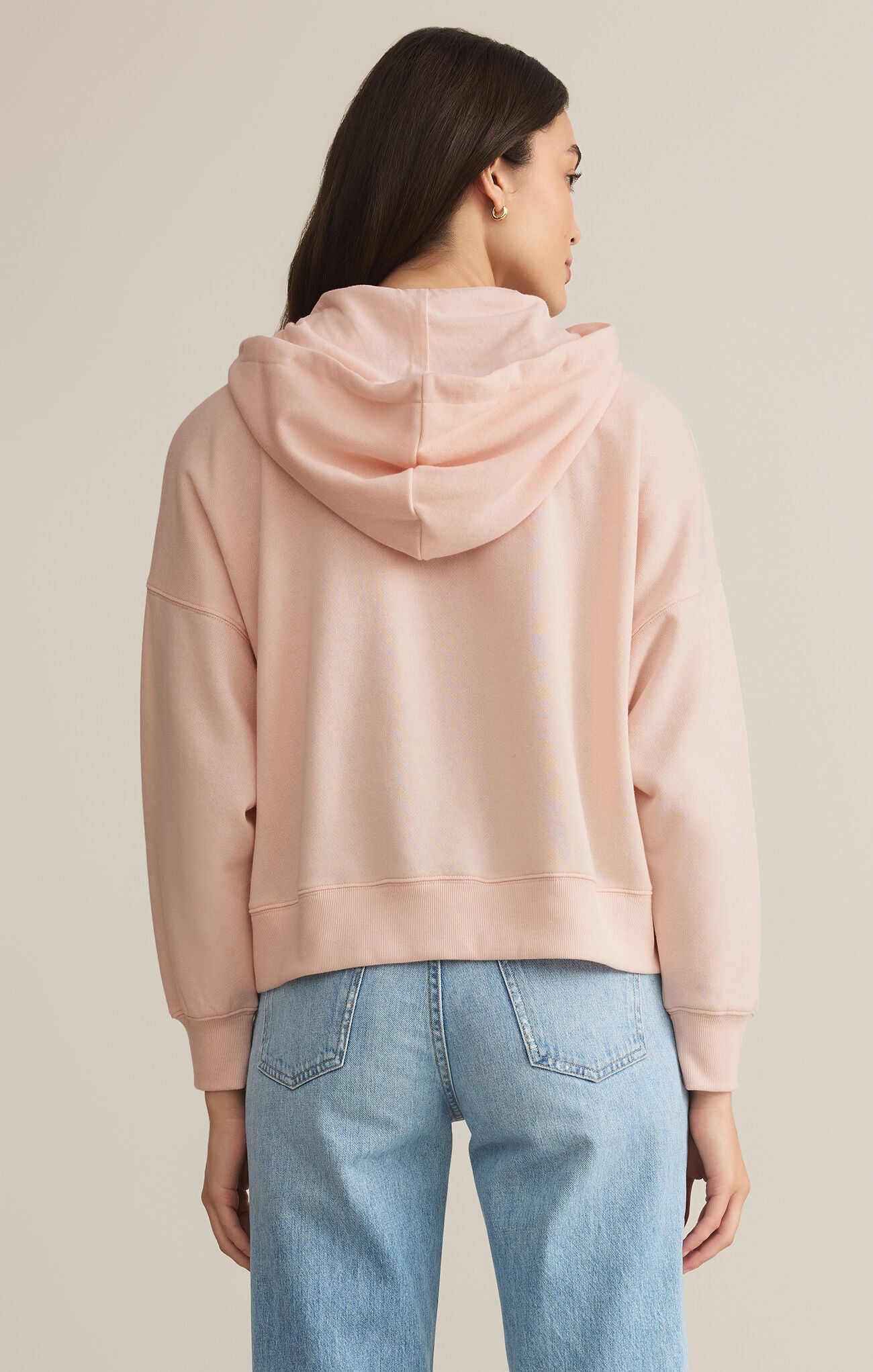 INFIELD HOODIE IN PINK SALT BY Z SUPPLY