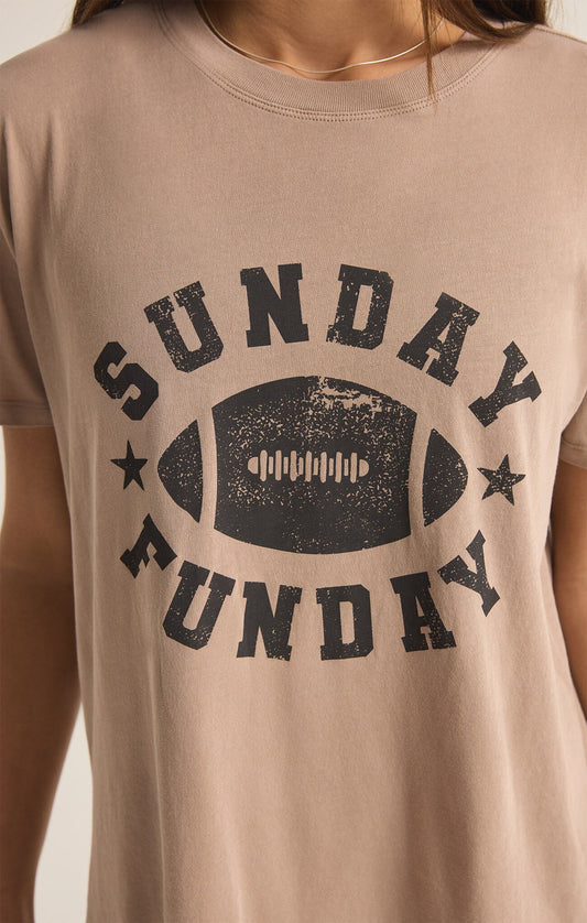 SUNDAY FUNDAY BOYFRIEND TEE BY Z SUPPLY