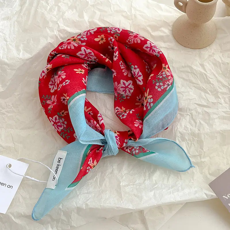 COTTON BLEND SCARVES