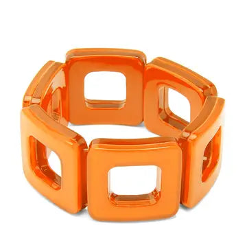 RESIN BLOCK BRACELET - MULTIPLE COLORS
