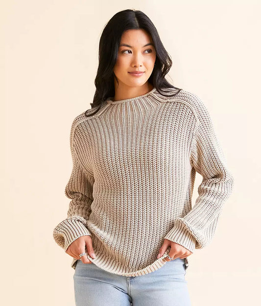 CARRAWAY SWEATER IN PUTTY BY Z SUPPLY