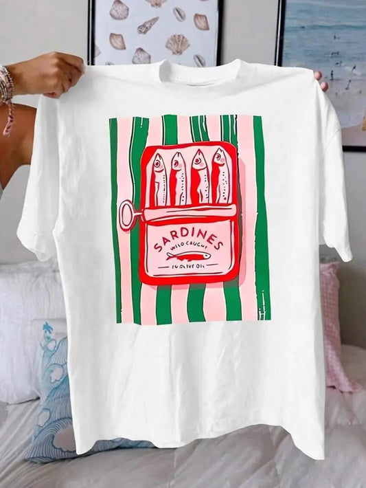 QUIRKY SARDINE T SHIRT