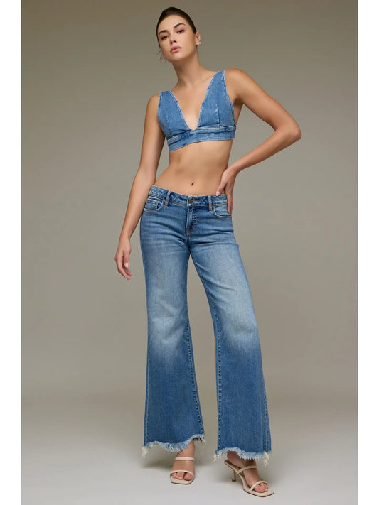 LOW RISE HAPPI MEDIUM WASH BY HIDDEN JEANS