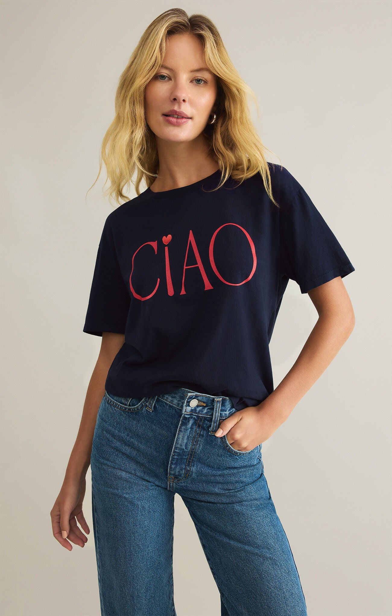 CIAO BOYFRIEND TEE BY Z SUPPLY