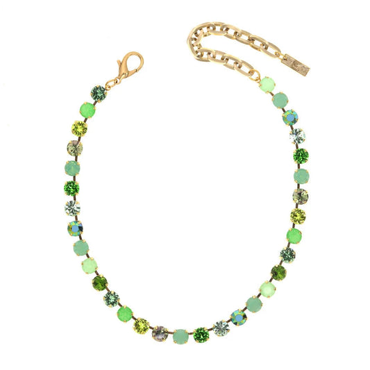OAKLAND NECKLACE IN GREEN MIX BY TOVA