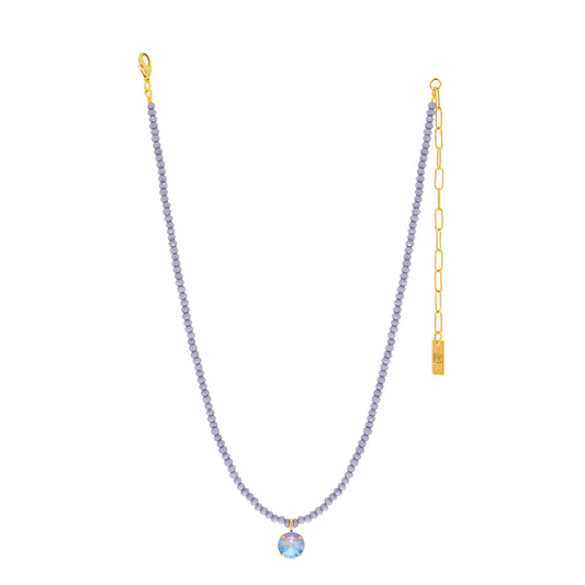 PAIGE NECKLACE IN GREY BY TOVA