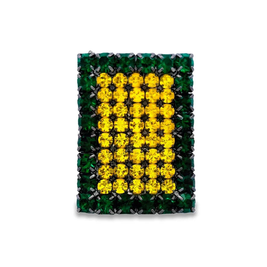 ASHLEY RING IN EMERALD BY TOVA