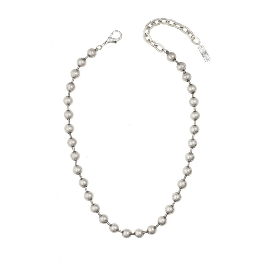 RADMILLA SHORT SILVER NECKLACE BY TOVA