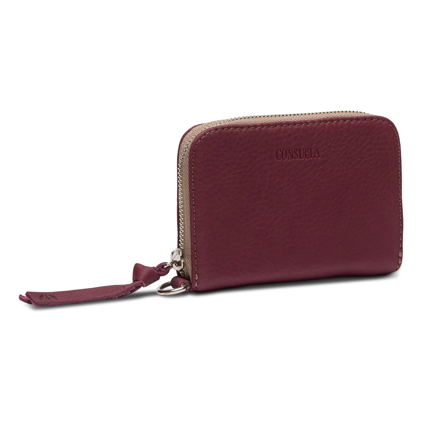 PLUM ZIPPY WALLET BY CONSUELA