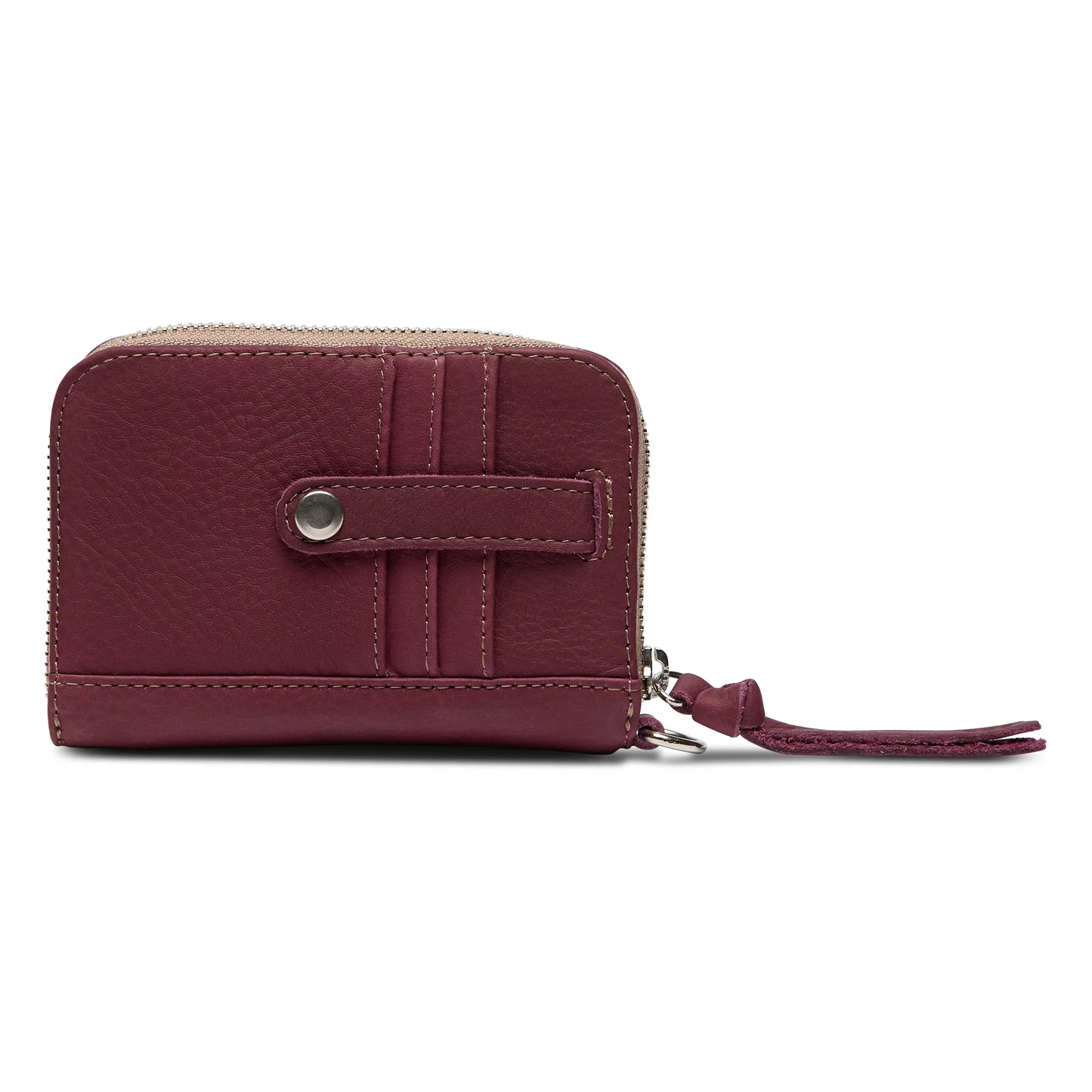 PLUM ZIPPY WALLET BY CONSUELA