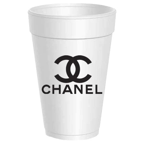 DESIGNER STYROFOAM CUPS