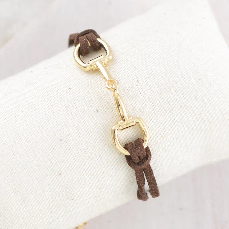 HORSEBIT LEATHER BRACELET