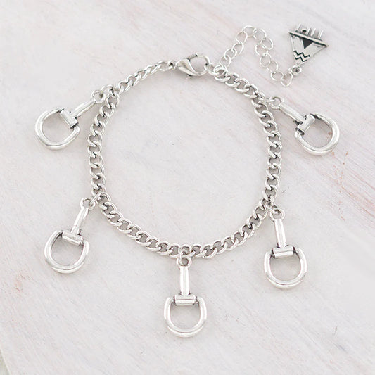 TIPI BRAND HORSE BIT CHARM BRACELET
